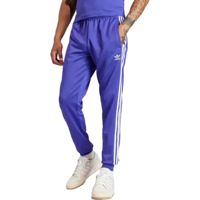 Adidas Originals Knitted Sports Pants Men's Purple-2