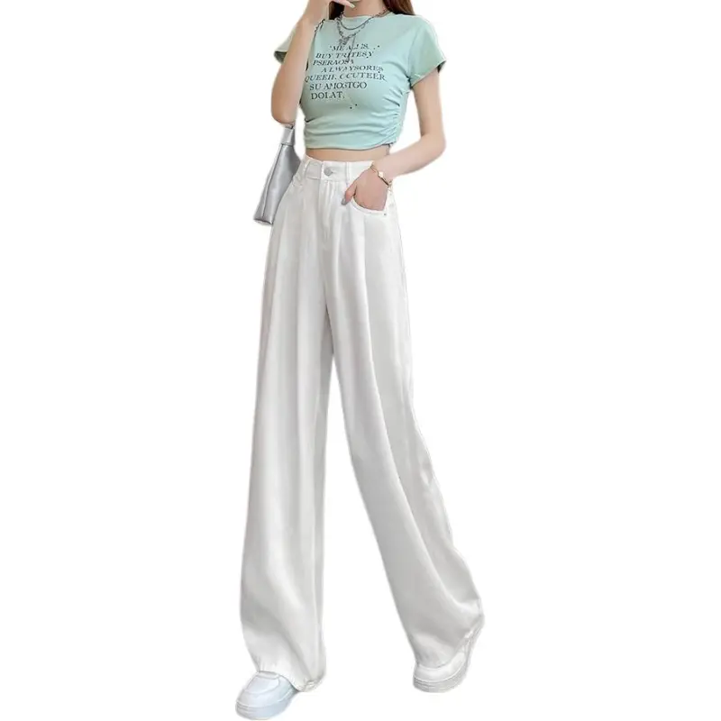 Concubine Zhu Jeans Women's White-2