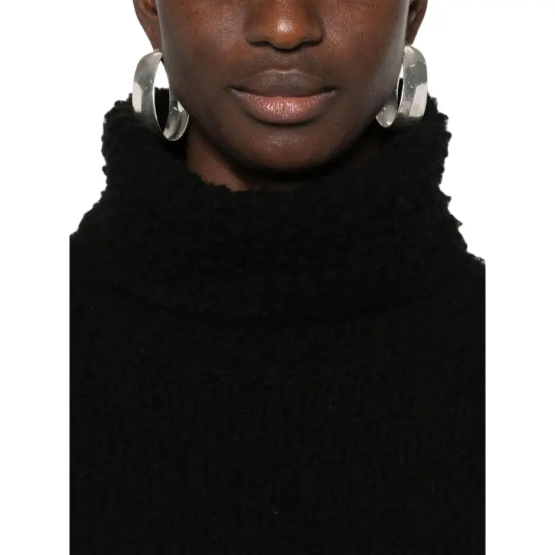 UMA WANG Drop Shoulder Roll Neck Jumper-4