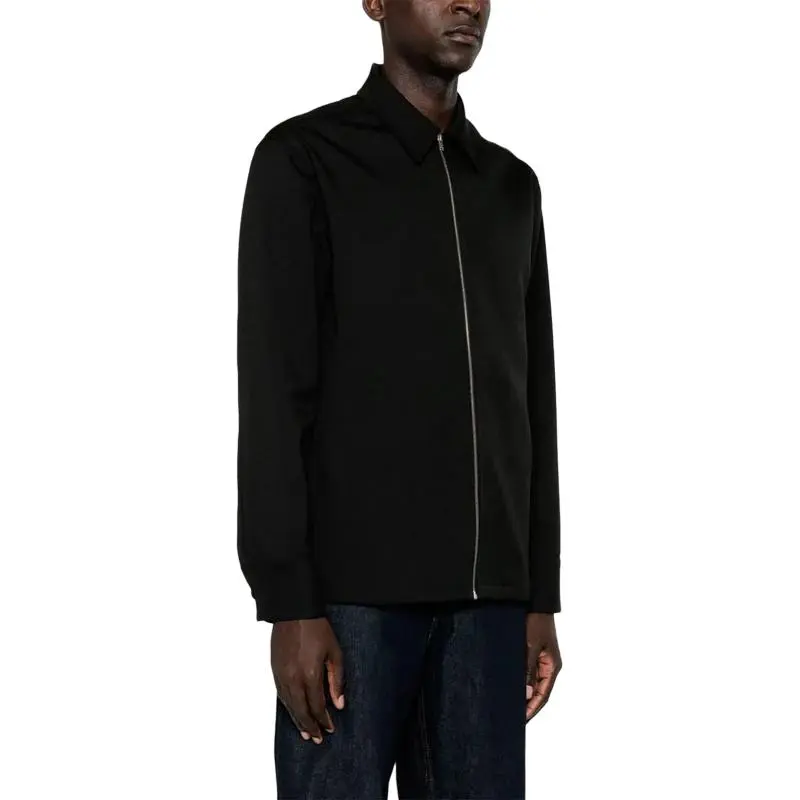 JIL SANDER Long Sleeved Gabardine Shirt-3
