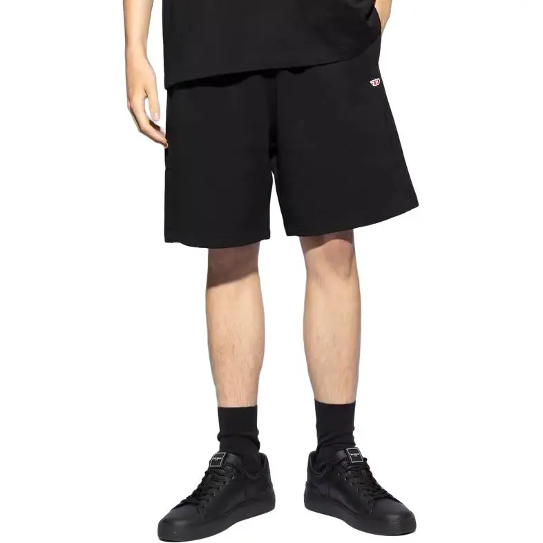 DIESEL P Bisc D Logo Embroidered Track Shorts-3