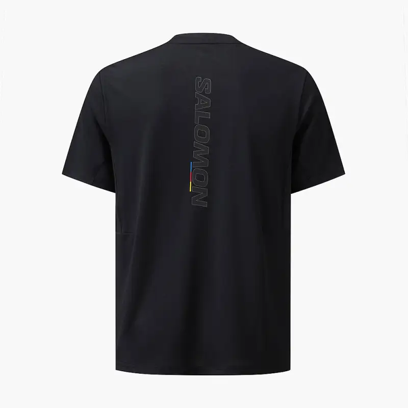 SALOMON T Shirts Unisex Black-1