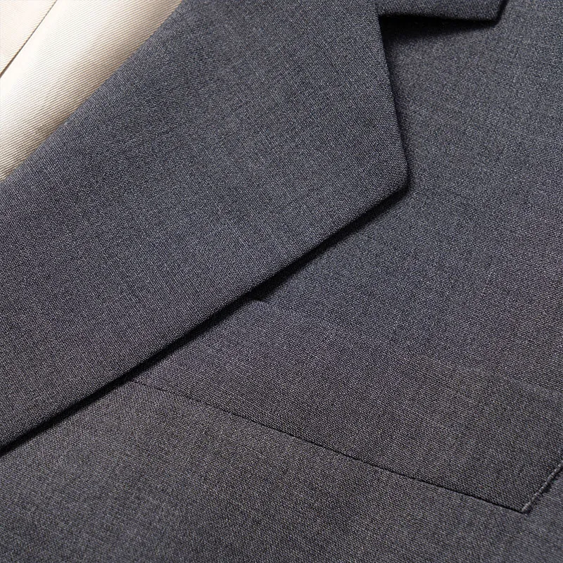 HUGO BOSS Business Suit Coat Men's Dark Gray-5