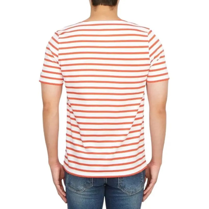 SAINT JAMES T Shirt Men's White Red-1