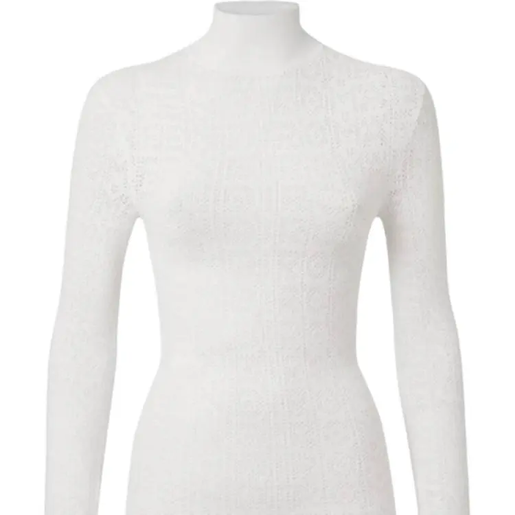 FENDI By Marc Jacobs Mesh Sweater White-4