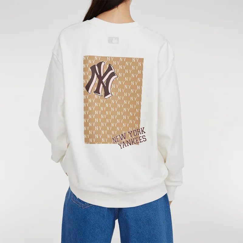 MLB New York Yankees Sweatshirts Unisex White-2
