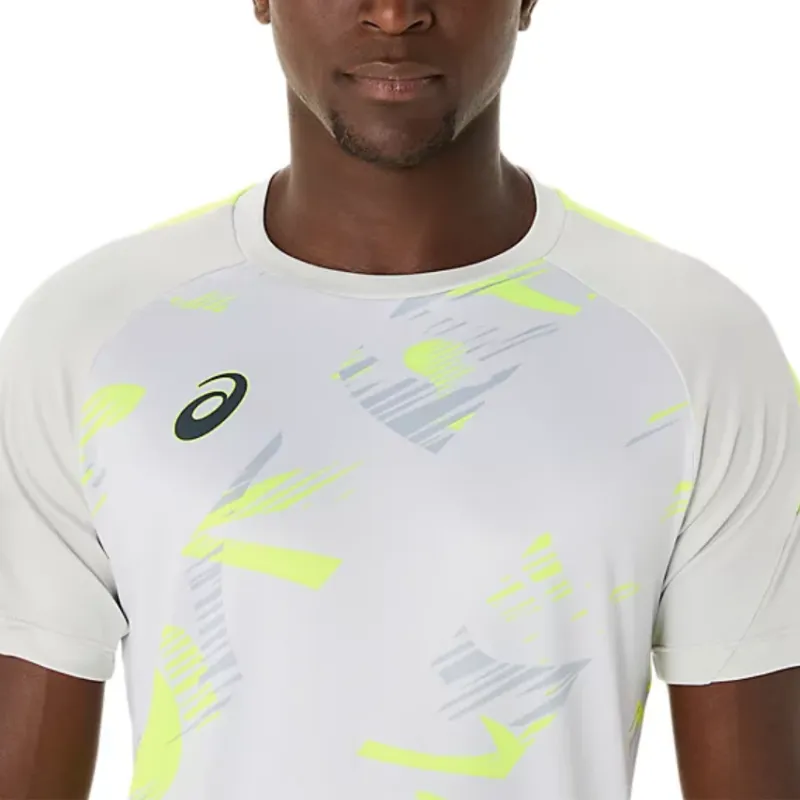 Asics T Shirts Men Gray-3