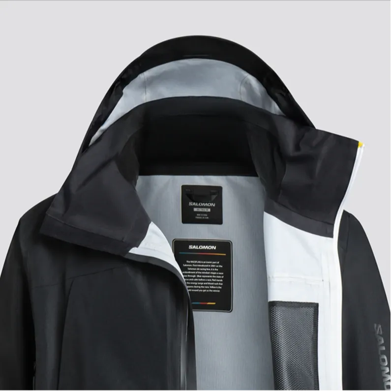 SALOMON OUTLIFE RACE FLAG Jackets Coats Men's Pitch Black-2