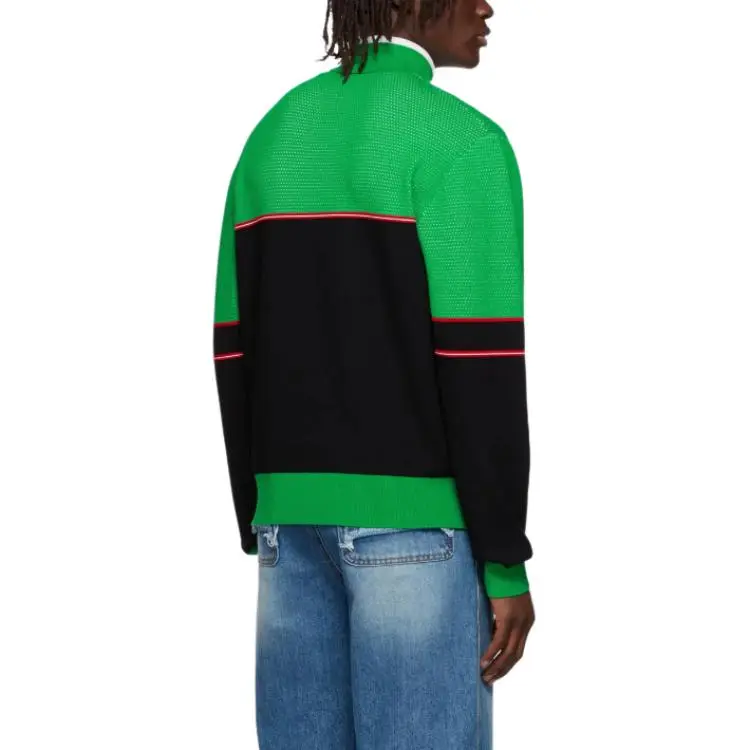 WE11DONE SS22 Sweater Unisex Green-5