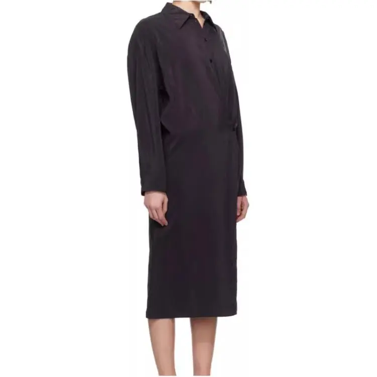 Lemaire Long Sleeved Dress Women's Black-2