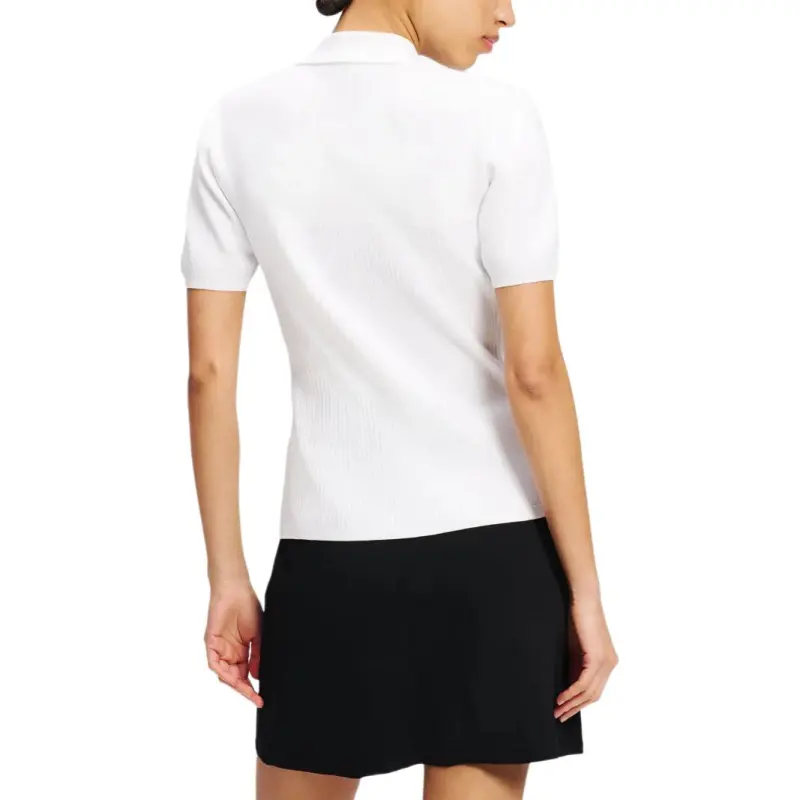 Karl Lagerfeld Logo buttons Polo Top-4