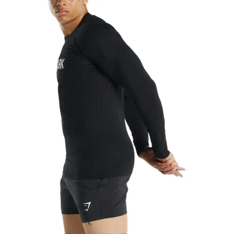 GYMSHARK T Shirts Men Black-2