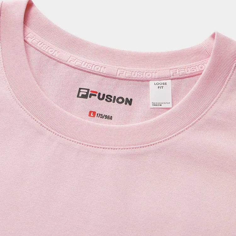 FILA FUSION LIFEQR T Shirt Unisex Youth Powder PK-1
