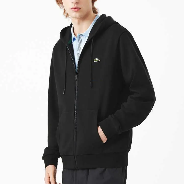 LACOSTE Zipped Fleece Sweatshirt-3