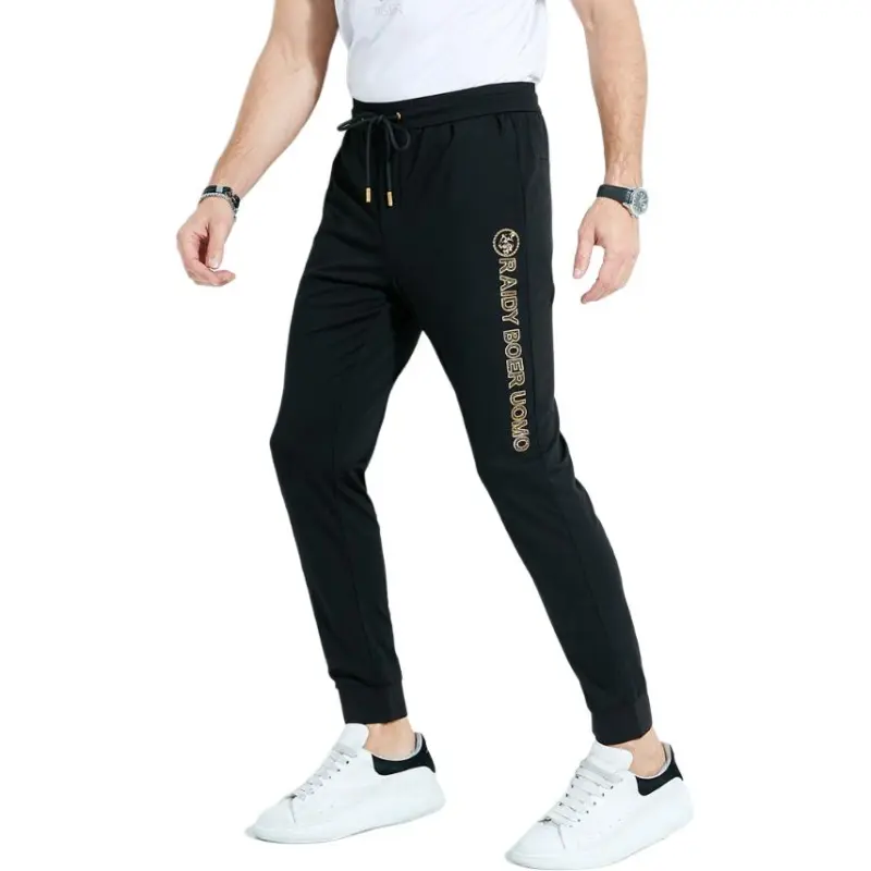 Raidy Boer Casual Pants Men's Black-3