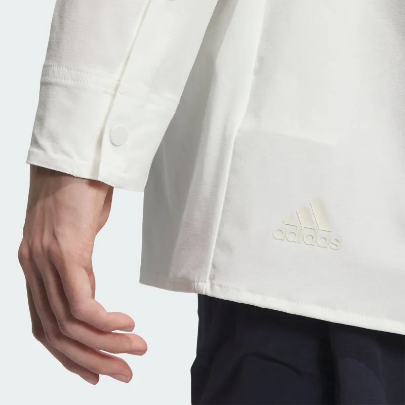 Adidas SMALL LOGO SHIRT Shirt Men's Jade White-5