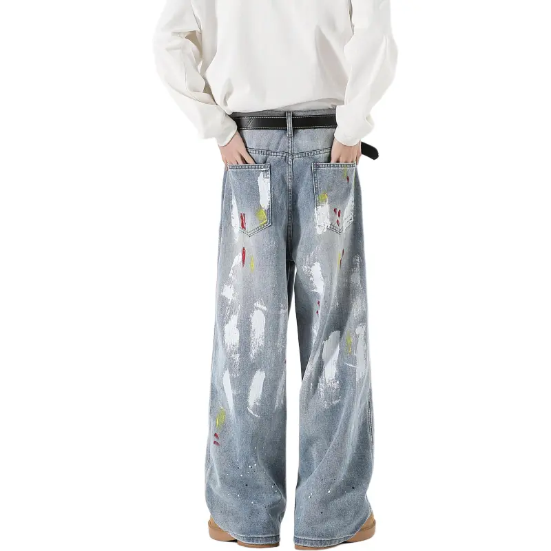JASONWOOD Cowboy On The Run Jeans Unisex Light Blue-1