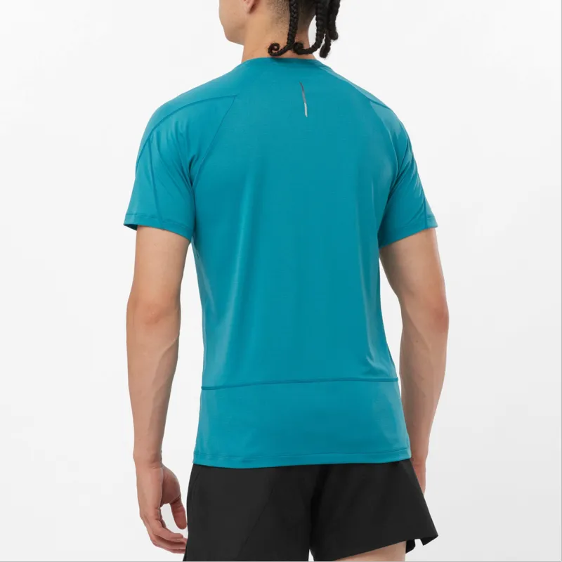 SALOMON CROSS RUN T-Shirt Men's Blue-3