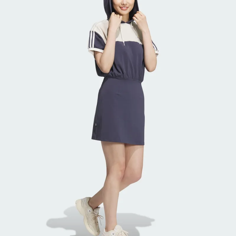 Adidas x Disney HDL DRESS Short Sleeved Dress Women's Dark Navy Blue-3
