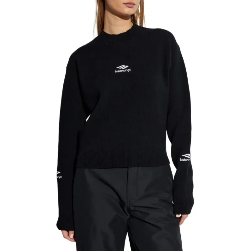 Balenciaga Ski 3B Sports Icon Knit Sweater-2