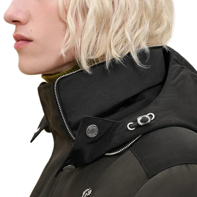 HERMES FW24 Jackets Coats Men's Black-5