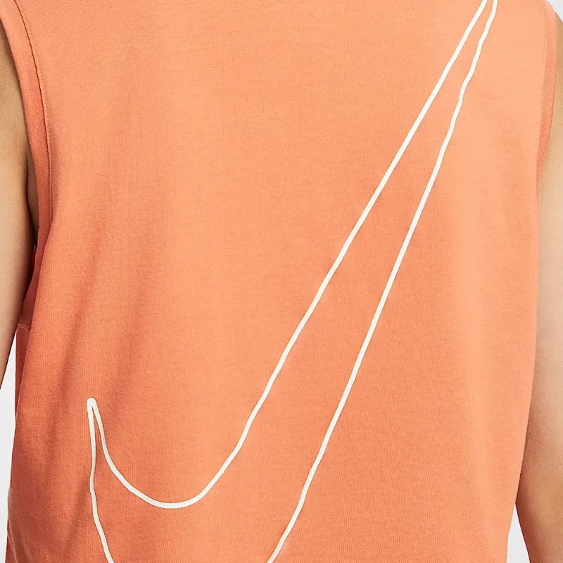 Nike Sportswear Club T Shirt Women's Soft Orange-4