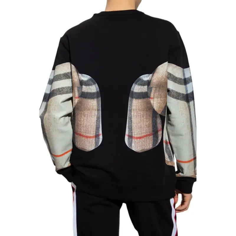 Burberry Sweatshirts Men Black-4
