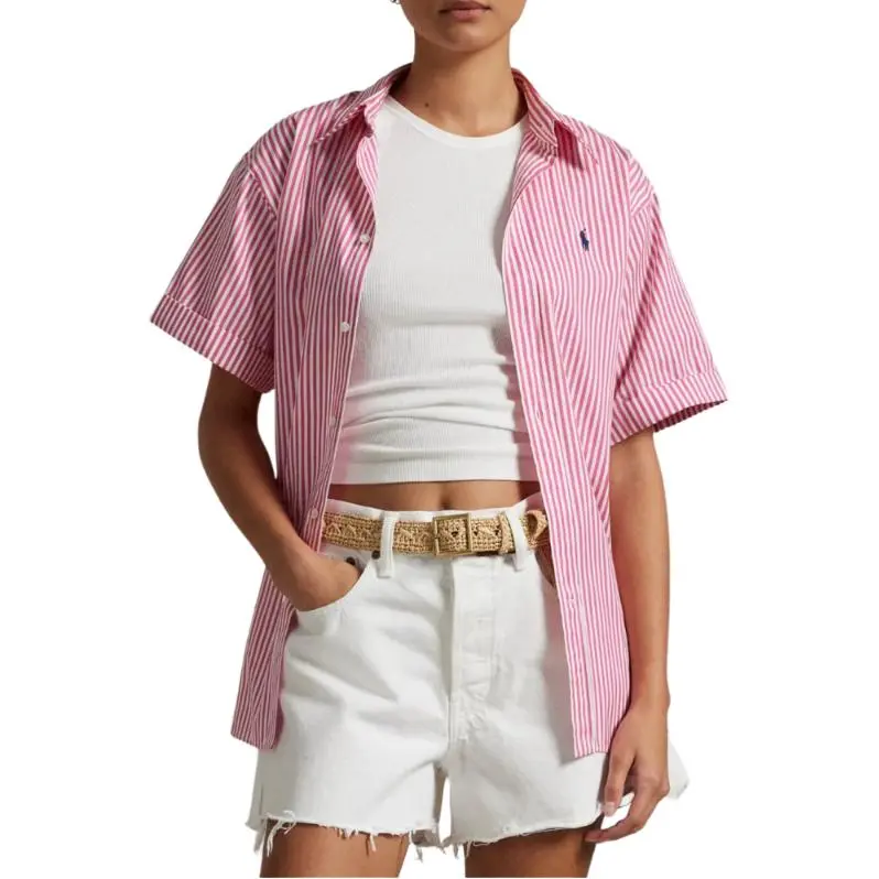 Polo Ralph Lauren Oversize Fit Striped Short Sleeve Shirt-2