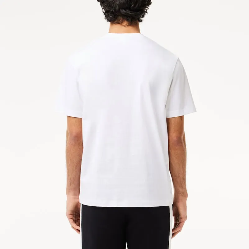 LACOSTE Logo print Cotton T shirt-2
