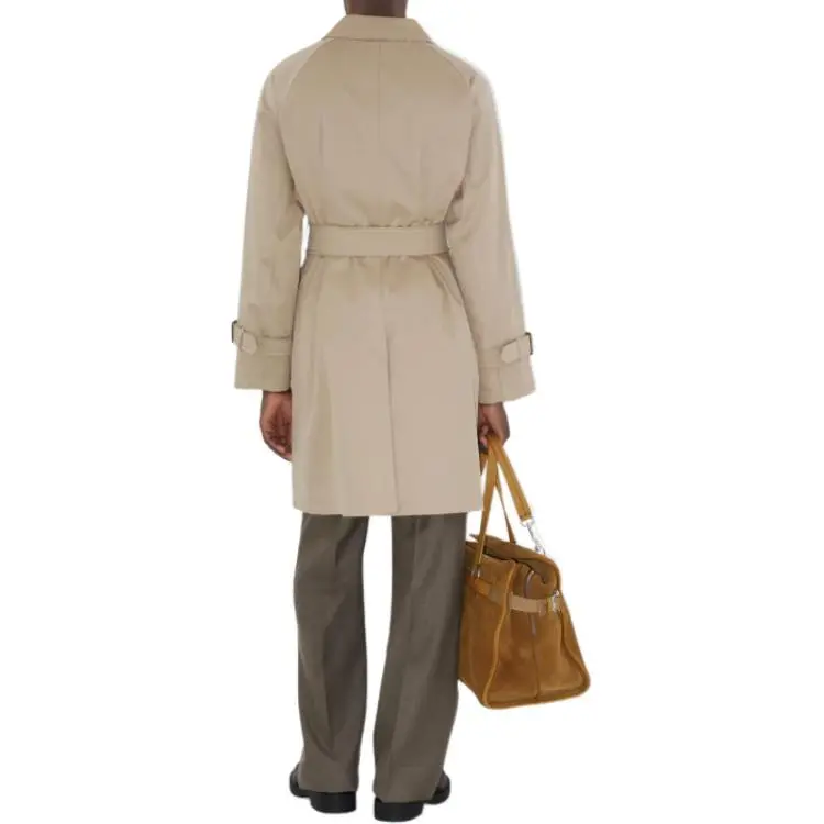 Burberry Single Breasted Belted Trench Coat-4