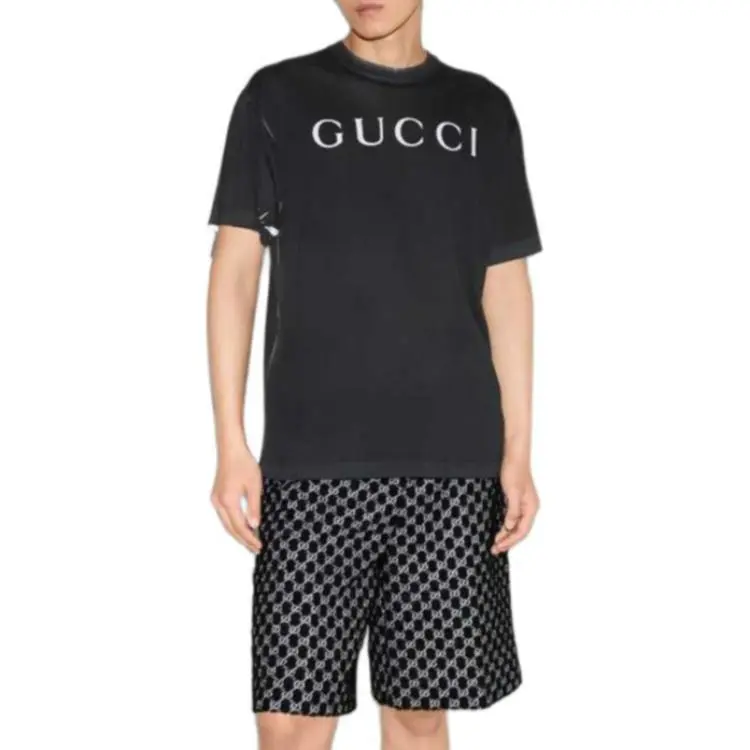 GUCCI T Shirts Men Black-2