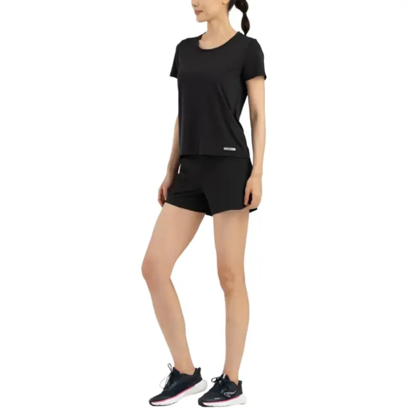 DECATHLON Kalenji100 Collection T Shirt Women's Smoky Black-8