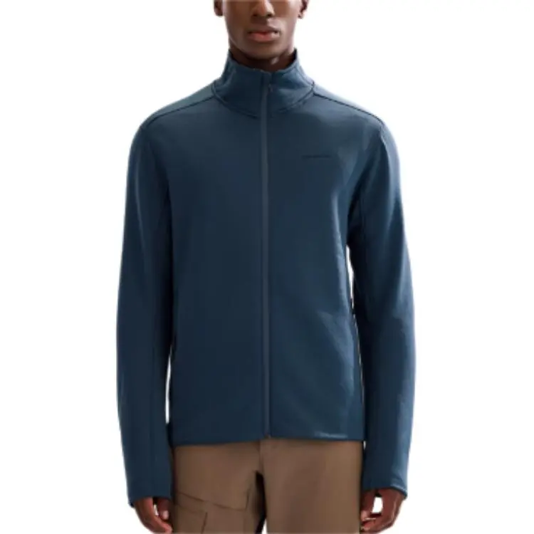 SALOMON Sntial MIDFLEECE FZ Jackets Coats Men's Midnight Blue-2