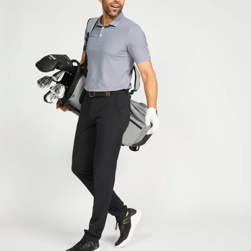 DECATHLON Polo Shirt Men's Medium Gray-1