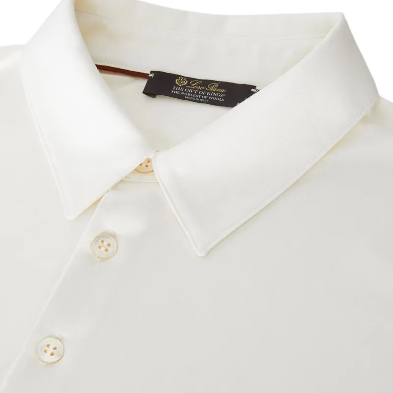 Loro Piana The Gift Of Kings® Polo Shirt Men's White-2