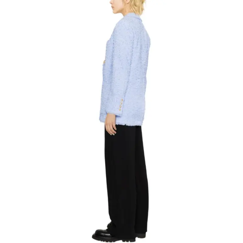 BALMAIN Oversized Double-breasted Tweed Blazer-3