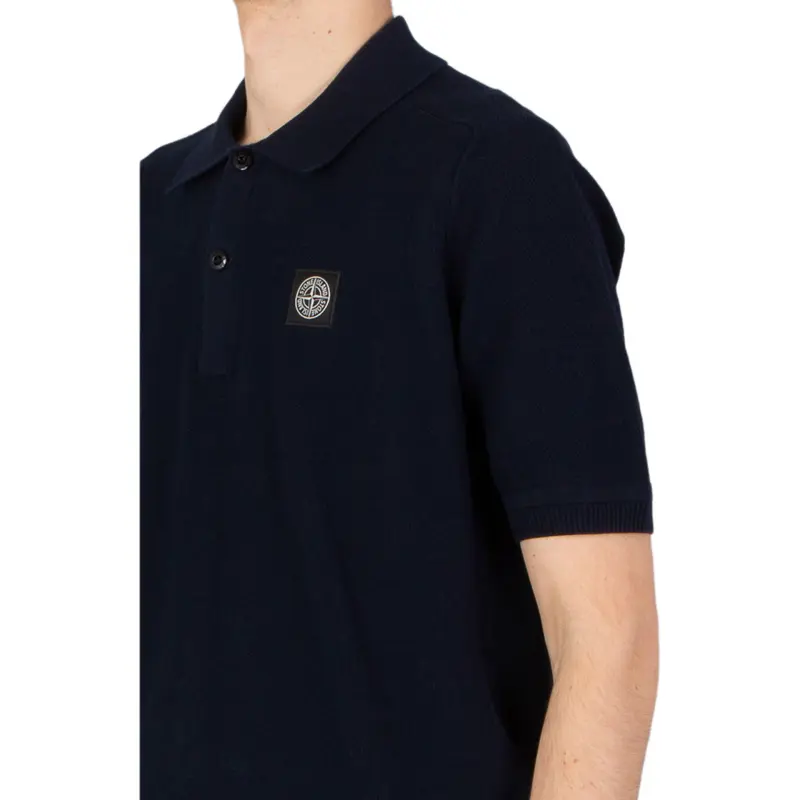 STONE ISLAND Polo Shirt Men's Dark Blue-3