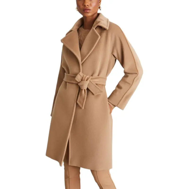 MaxMara Estella Virgin Wool Blend Belted Coat-3