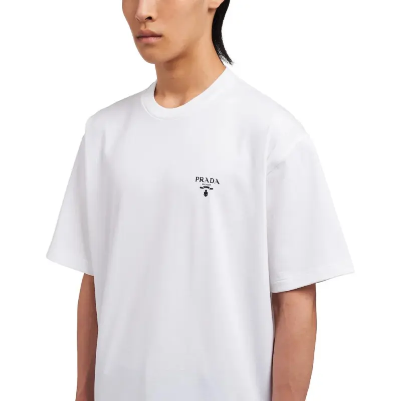 PRADA Re-Nylon T-Shirt Men's White-4