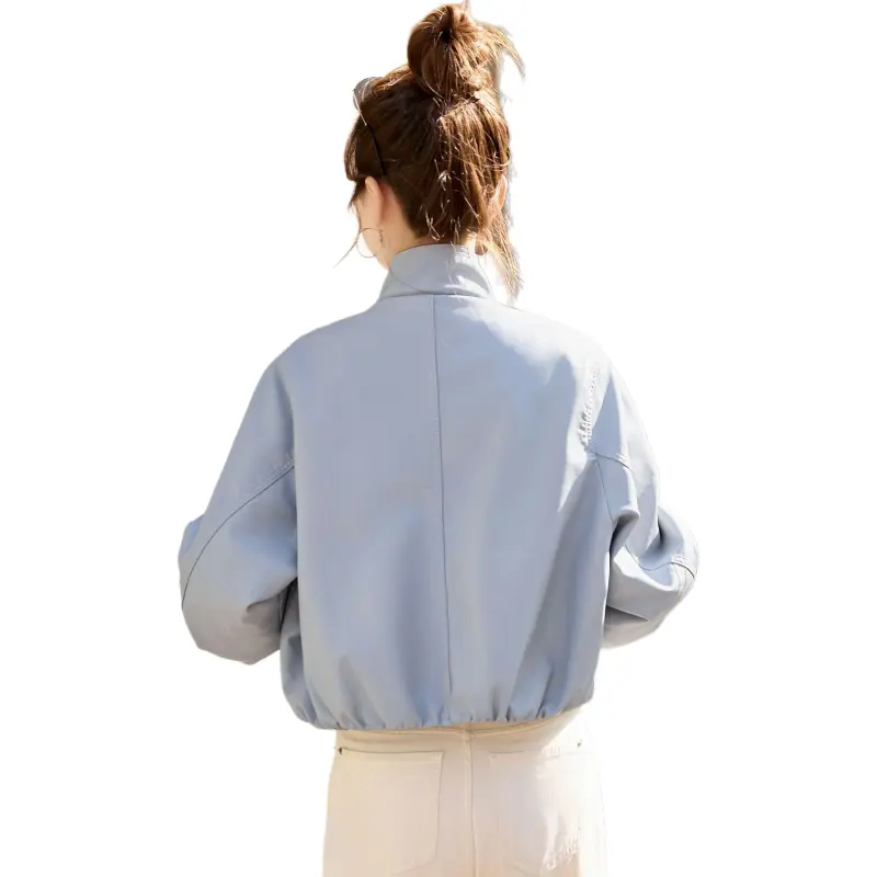Yi Mengyuan Leather Jacket Women's-3