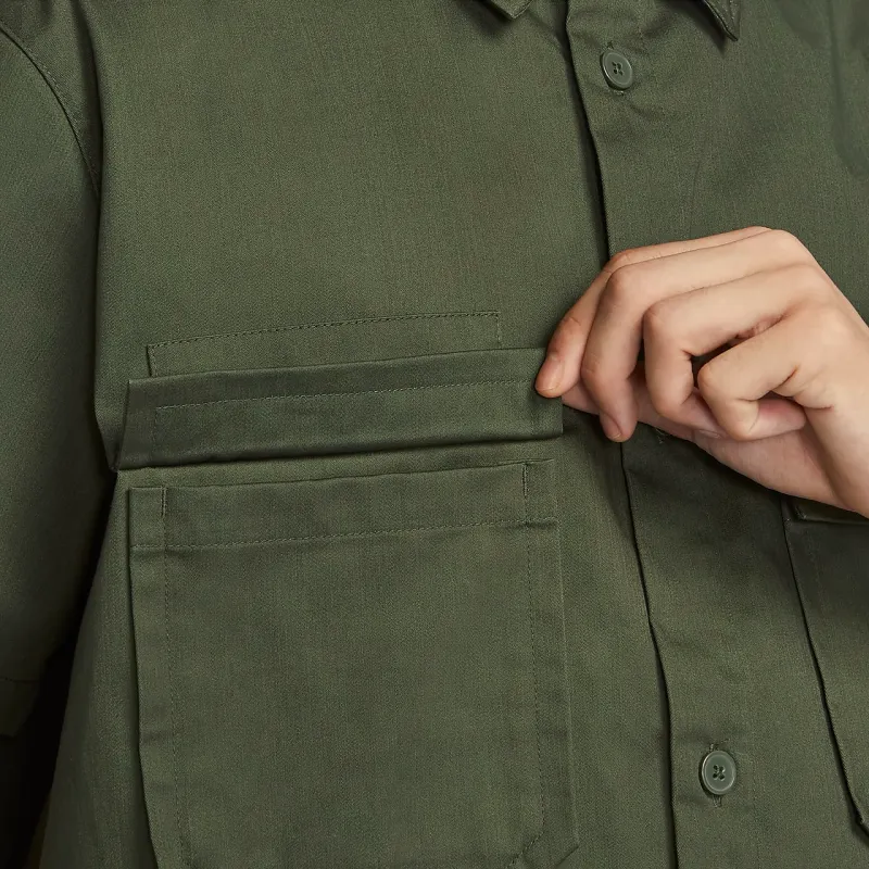 Nike Shirts Men Khaki Green-3
