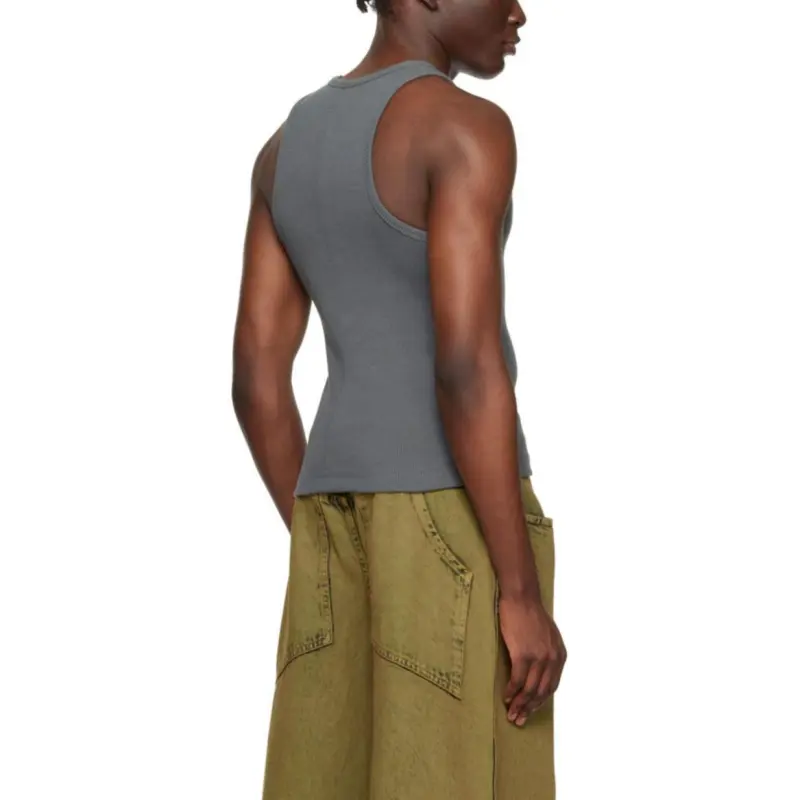 GANNI Sun print Ribbed Tank Top-4
