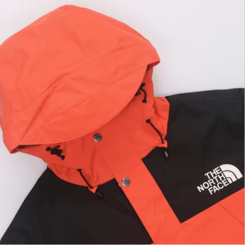 THE NORTH FACE Water Resistant Windbreaker Jacket Unisex Orange Red-2