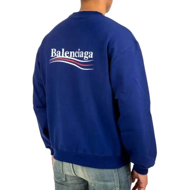 Balenciaga Sweatshirt Men's Blue-4