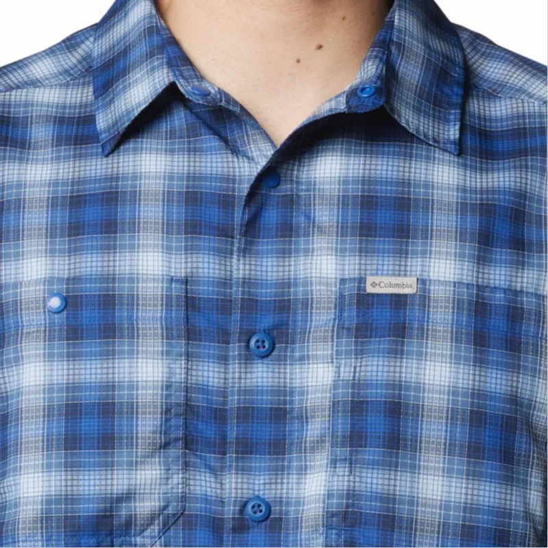 Columbia Silver Ridge UTILITY LITE Shirt Men Blue-4