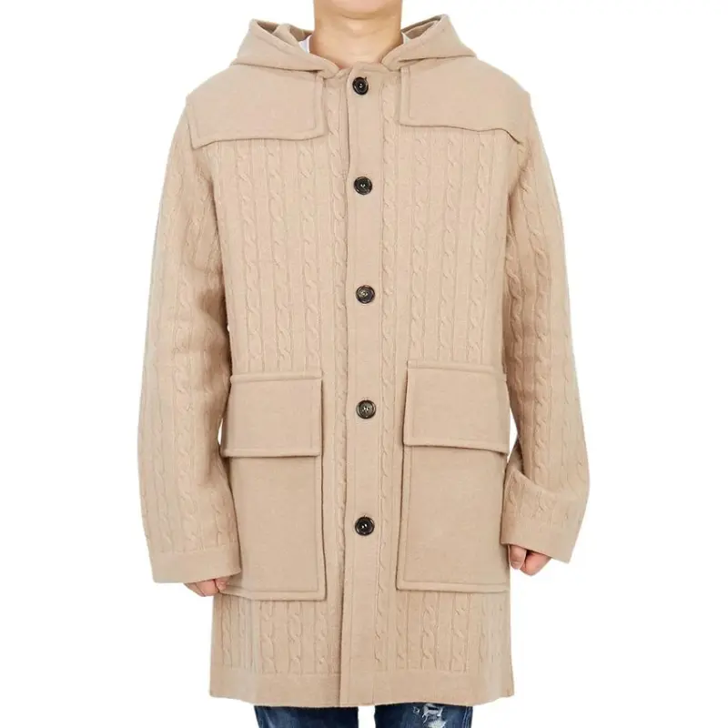 THOM BROWNE Parka Coats Men Light Umber-2