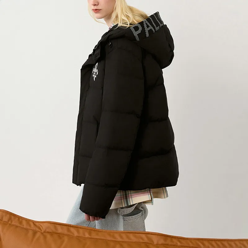 Palladium Down Jacket Unisex Lead Black-5