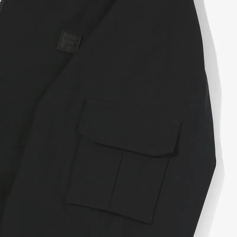FILA Trench Coats Unisex Black-5
