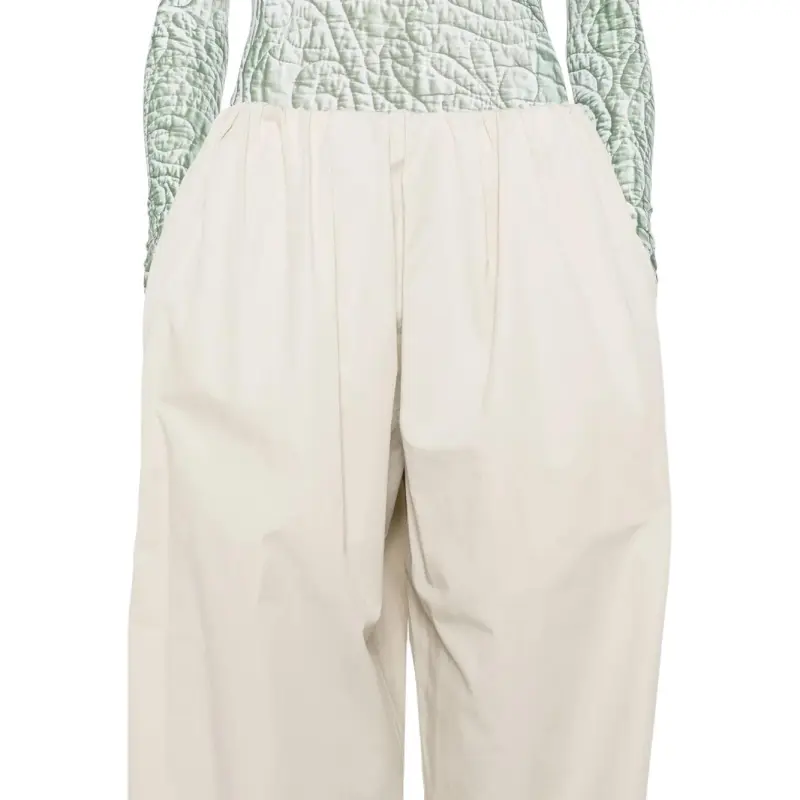 MM6 Maison Margiela Chalk Trousers-4