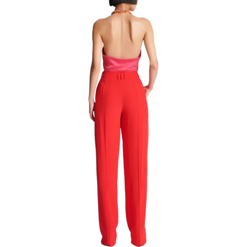 BALMAIN Crepe Tailored Trousers-3